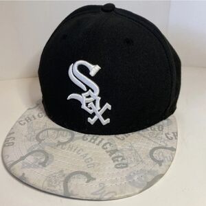 New Era 59Fifty Vintage Chicago White Sox Logo 7 3/8 Hat Cooperstown Collection